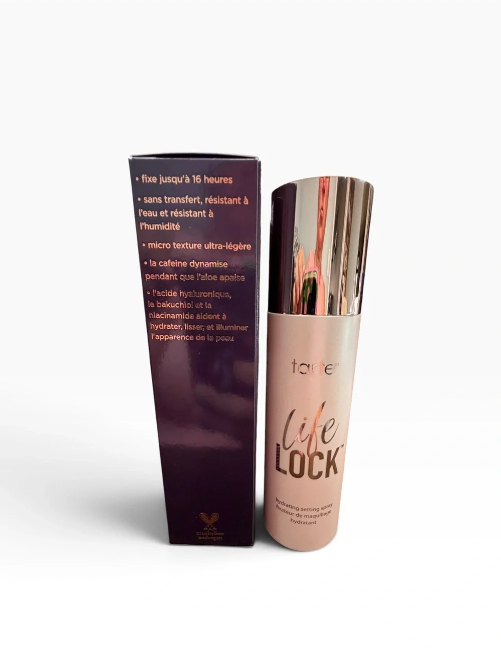 Tarte Life Lock Hydrating Setting Spray – 3.38 fl oz / 100 mL NIB